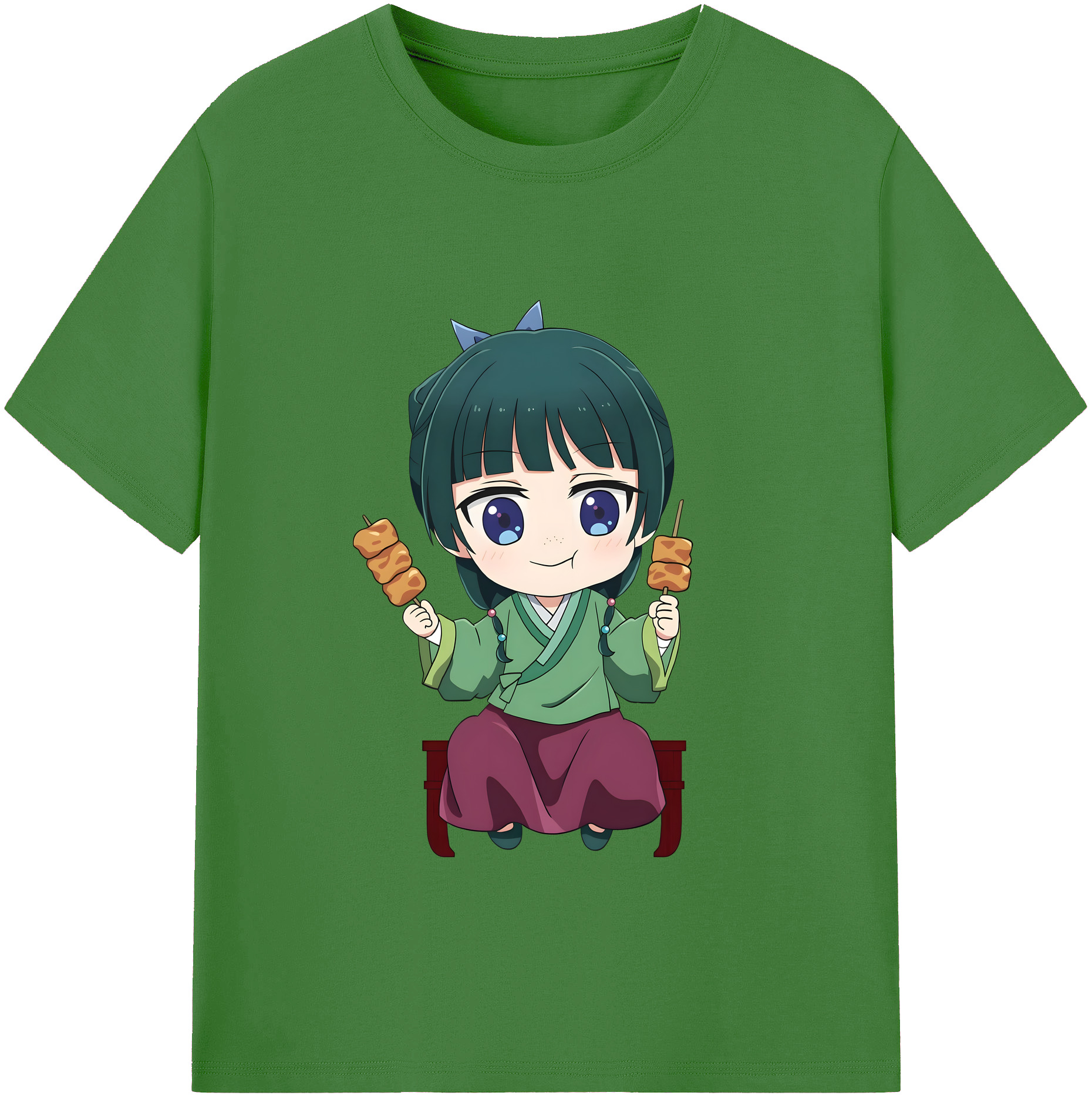 （画像用） 薬屋のひとりごと The Apothecary Diaries レディースカジュアルプリントTシャツ（綿100％）